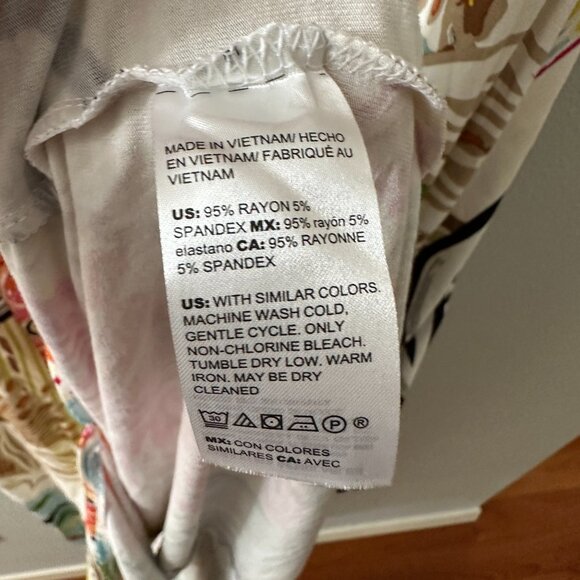 NWT Chico's Sleeveless Stretch Knit Maxi Dress 3 XL 16/18 Tropical Floral - Picture 3 of 5